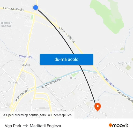 Harta de Vgp Park către Meditatii Engleza