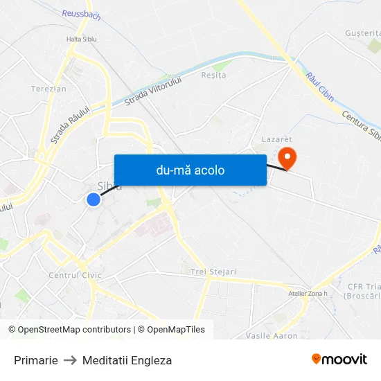 Harta de Primarie către Meditatii Engleza