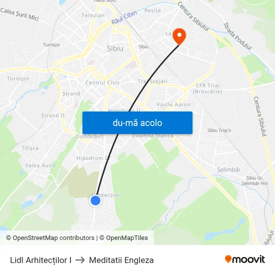 Harta de Lidl Arhitecților I către Meditatii Engleza