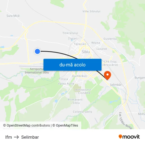 Harta de Ifm către Selimbar