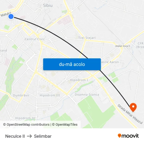 Harta de Neculce II către Selimbar
