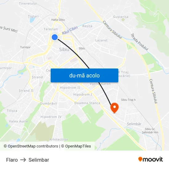 Harta de Flaro către Selimbar
