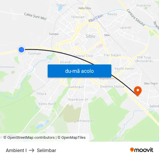 Harta de Ambient I către Selimbar