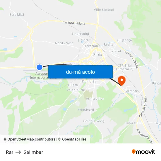 Harta de Rar către Selimbar
