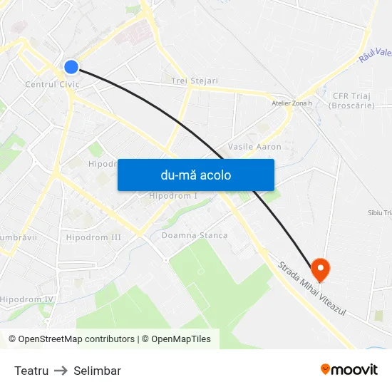 Harta de Teatru către Selimbar