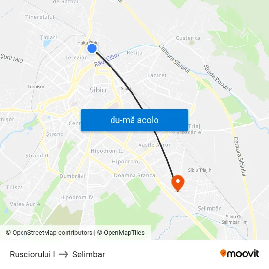 Harta de Rusciorului I către Selimbar