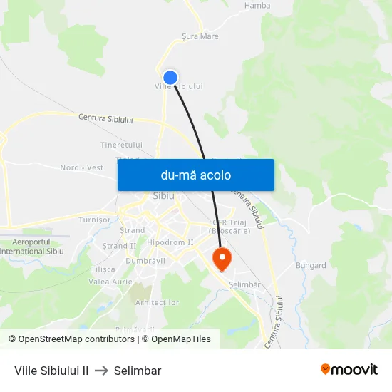 Harta de Viile Sibiului II către Selimbar