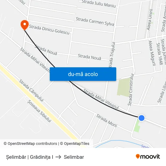 Harta de Șelimbăr | Grădinița I către Selimbar