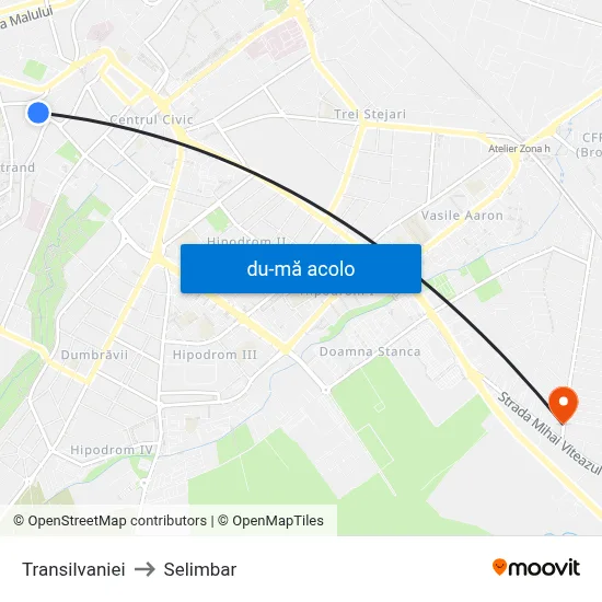 Harta de Transilvaniei către Selimbar