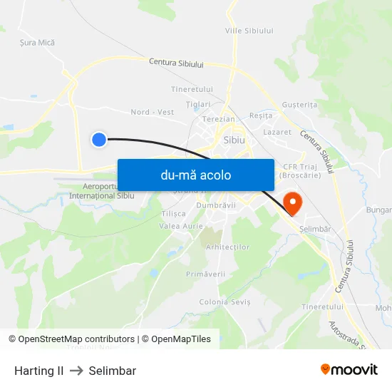 Harta de Harting II către Selimbar
