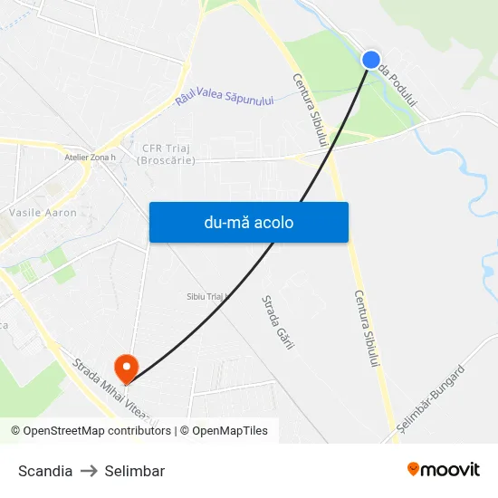 Harta de Scandia către Selimbar