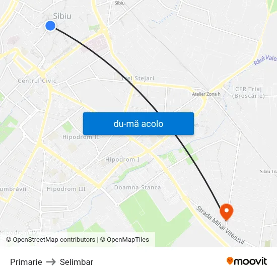 Harta de Primarie către Selimbar