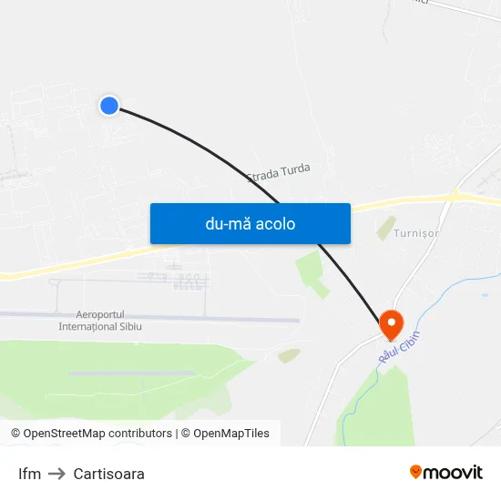 Harta de Ifm către Cartisoara
