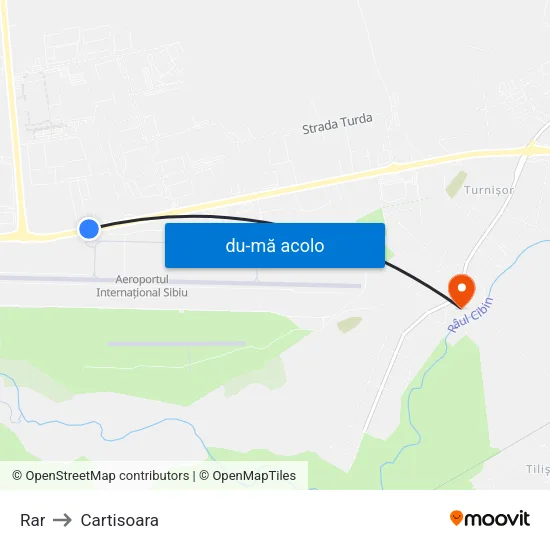 Harta de Rar către Cartisoara