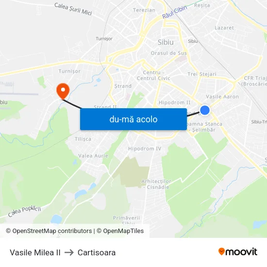 Harta de Vasile Milea II către Cartisoara
