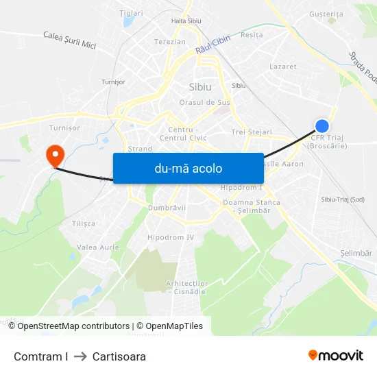Harta de Comtram I către Cartisoara