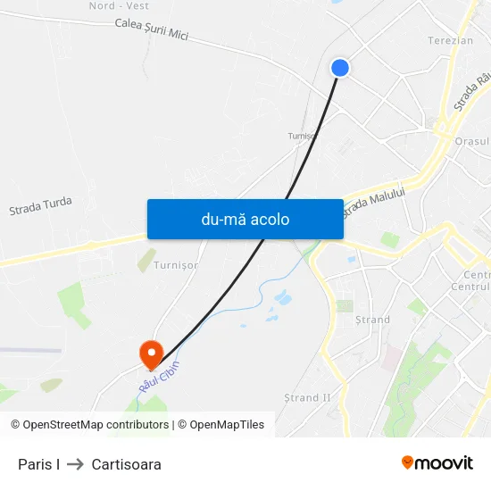 Harta de Paris I către Cartisoara