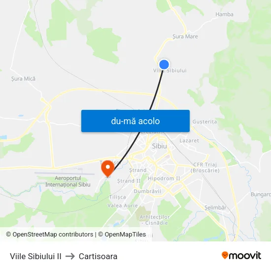 Harta de Viile Sibiului II către Cartisoara