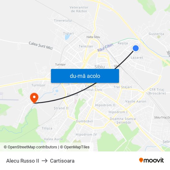 Harta de Alecu Russo II către Cartisoara