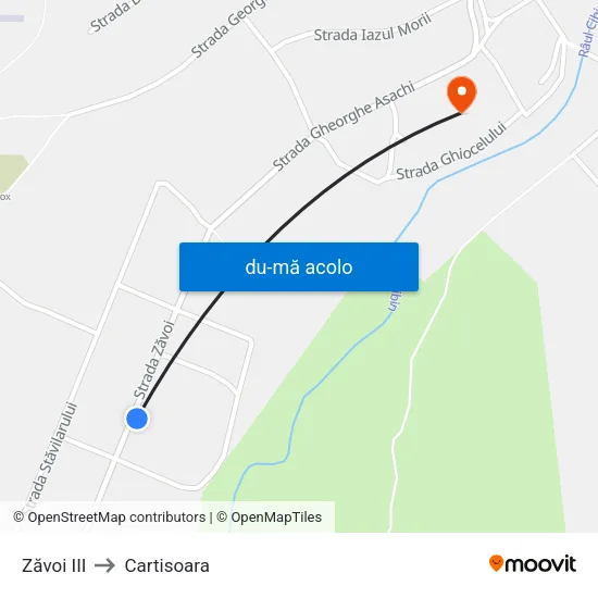 Harta de Zăvoi III către Cartisoara