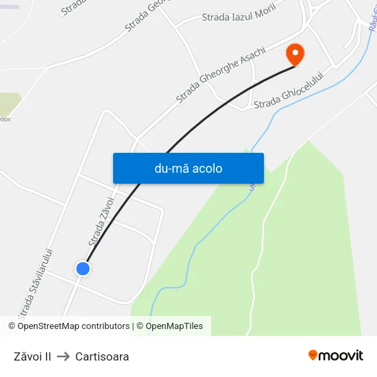 Harta de Zăvoi II către Cartisoara