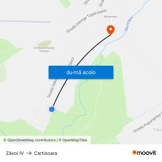 Harta de Zăvoi IV către Cartisoara