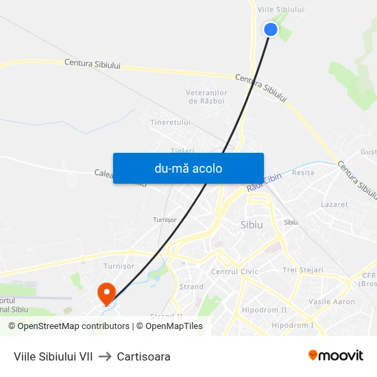 Harta de Viile Sibiului VII către Cartisoara