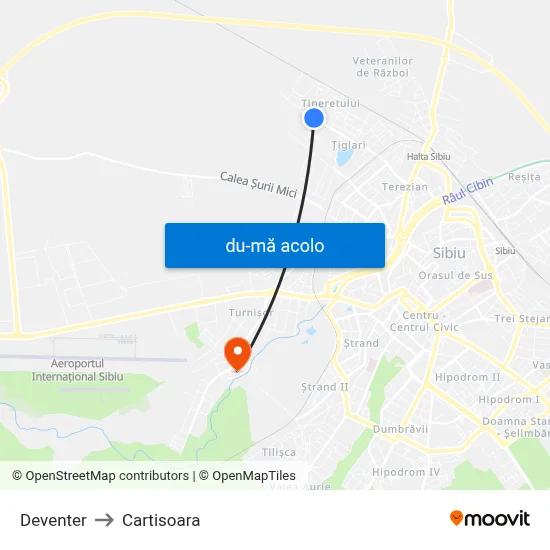 Harta de Deventer către Cartisoara