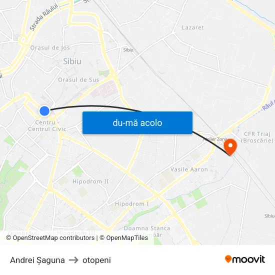 Harta de Andrei Șaguna către otopeni