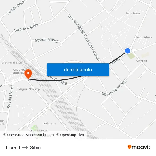 Harta de Libra II către Sibiu