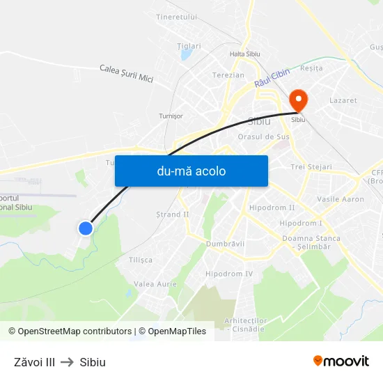Harta de Zăvoi III către Sibiu