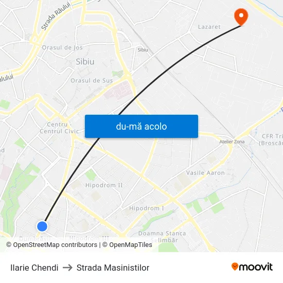 Harta de Ilarie Chendi către Strada Masinistilor