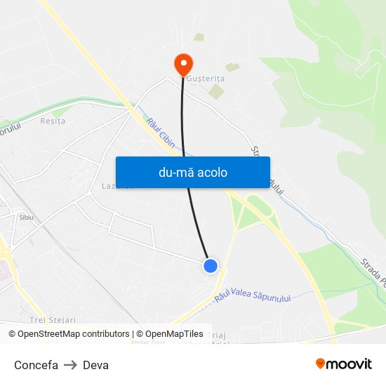 Harta de Concefa către Deva
