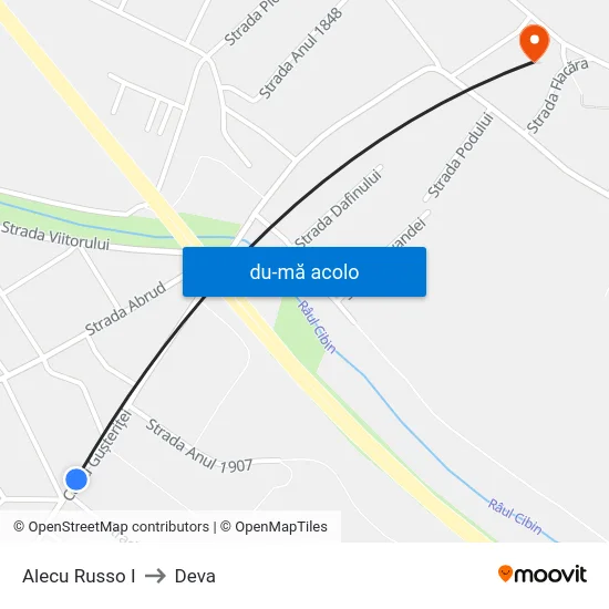 Harta de Alecu Russo I către Deva