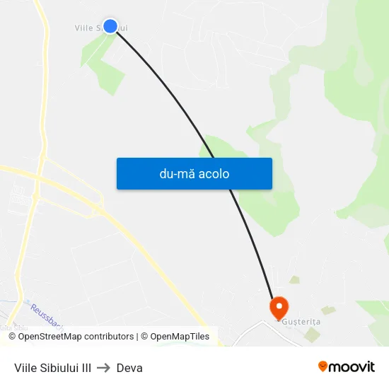 Harta de Viile Sibiului III către Deva