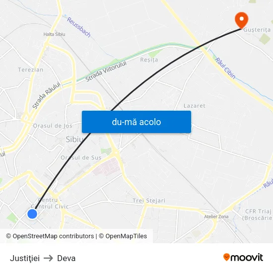 Harta de Justiţiei către Deva