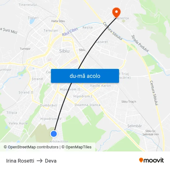 Harta de Irina Rosetti către Deva