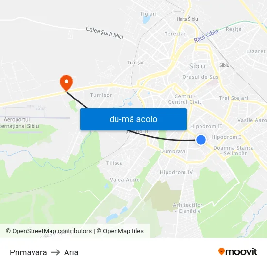 Harta de Primăvara către Aria