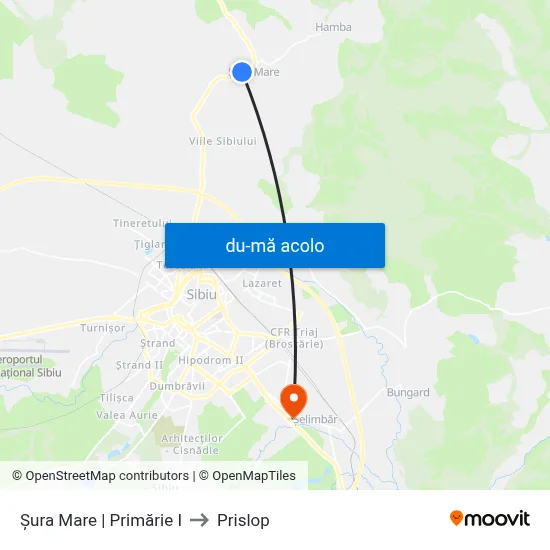 Harta de Șura Mare | Primărie I către Prislop