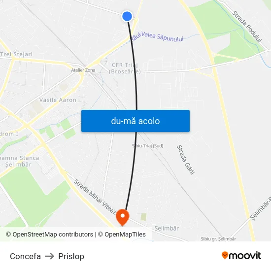 Harta de Concefa către Prislop