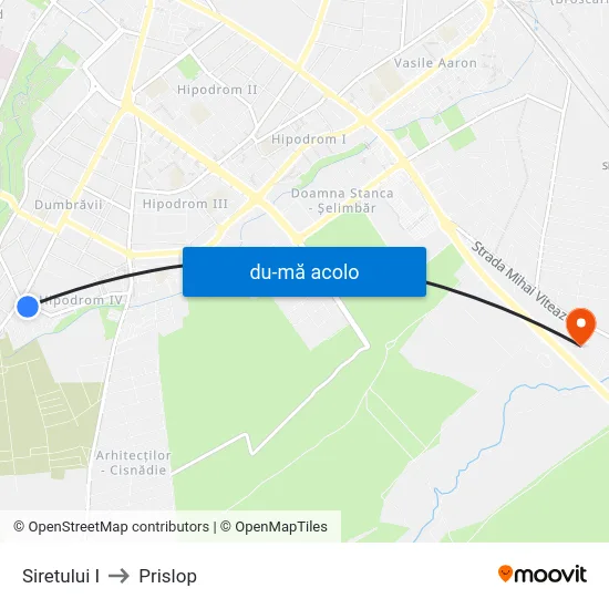 Harta de Siretului I către Prislop