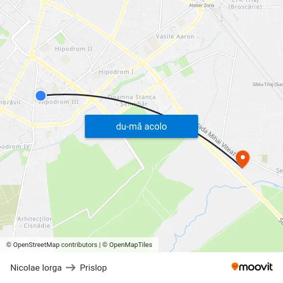 Harta de Nicolae Iorga către Prislop