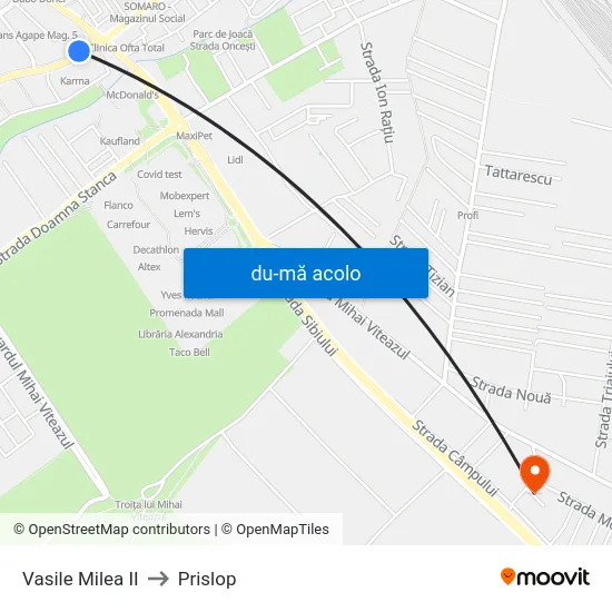 Harta de Vasile Milea II către Prislop