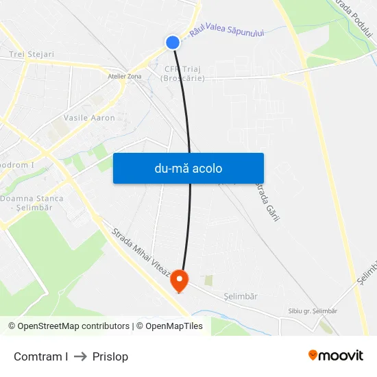 Harta de Comtram I către Prislop