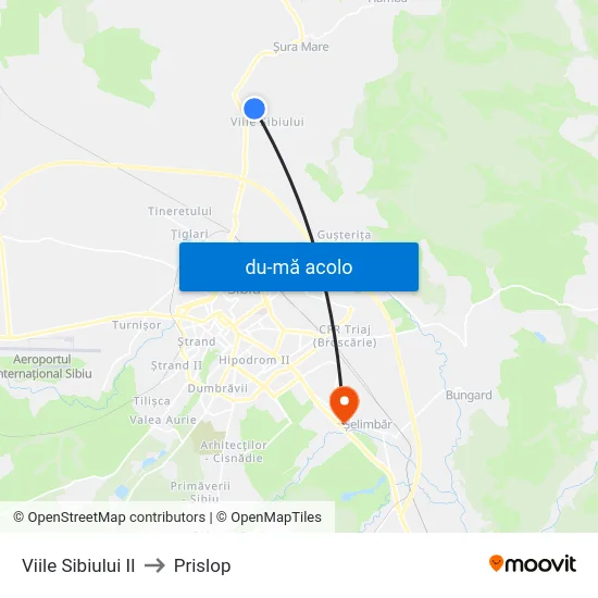 Harta de Viile Sibiului II către Prislop