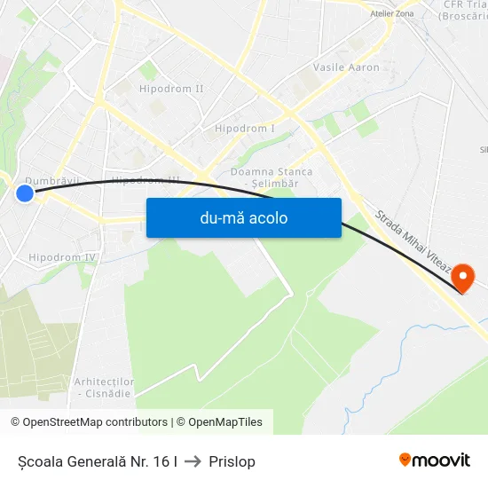 Harta de Școala Generală Nr. 16 I către Prislop