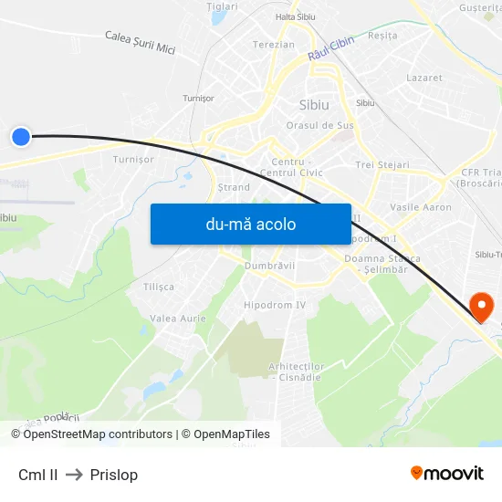 Harta de Cml II către Prislop