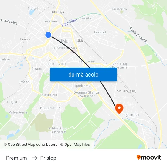 Harta de Premium I către Prislop