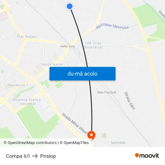 Harta de Compa Ii/I către Prislop