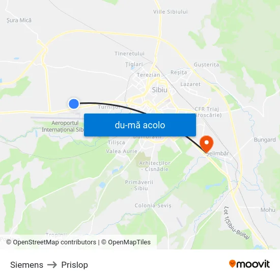 Harta de Siemens către Prislop